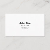 カスタムブルドッグ 名刺 (裏面)