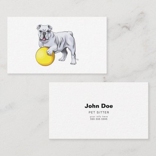 カスタムブルドッグ 名刺 (正面/裏面)