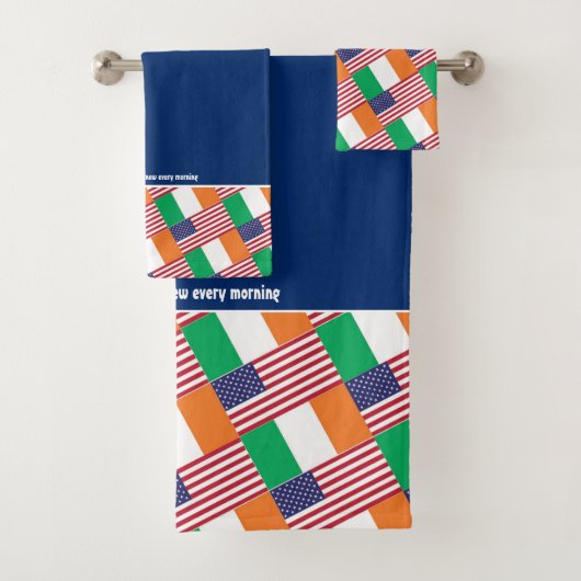 カスタムブルーアイリッシュアメリカン バスタオルセット (インサイチュ)