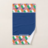 カスタムブルーアイリッシュアメリカン バスタオルセット (ハンドタオル)