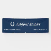 カスタムブルーエクエストランストールホースショー 横断幕 (横)