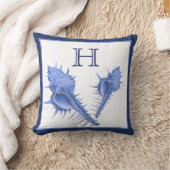 カスタムブルーシ航海のェルシーシェル水色T クッション (ブランケット)