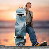 カスタムブルーズ転がマウンテンランドスケープ自然 スケートボード