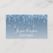 カスタムブルードリップグリッター 名刺 (正面)
