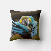 カスタムブルーパロットピロー クッション (裏面)