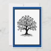 カスタムブルーファミリー懇親会招待状 招待状 (裏面)