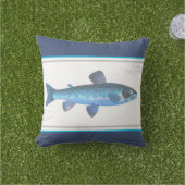 カスタムブルーフィッモダンク沿岸海軍ティール（緑がかった色）スローPi アウトドアクッション (芝生)