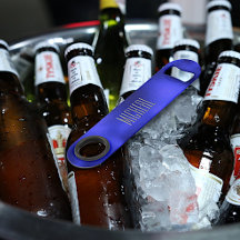 カスタムブルーフォイル速度ボトルオープナー