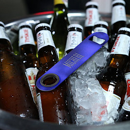 カスタムブルーフォイル速度ボトルオープナー スピード栓抜き