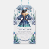 カスタムブルーメキシコスタイルキンセアニラ ギフトタグ (正面)