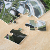 カスタムブルー1957シボイ車 ジグソーパズル (側面)