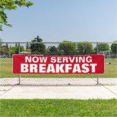 カスタムブレックファーストビジネスバナーサイン 横断幕 (インサイチュ)