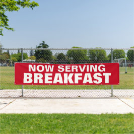 カスタムブレックファーストビジネスバナーサイン 横断幕