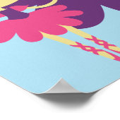 カスタムブロンドバレリーナ ポスター (角)