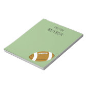 カスタムブロンドボーイサッカーメモ帳 ノートパッド (回転)