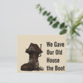 カスタムブートハウおもしろいス引っ越し案内 招待状 (スタンド正面)