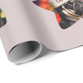 カスタムプおもしろいグサンタクリスマス ラッピングペーパー (ロールコーナー)