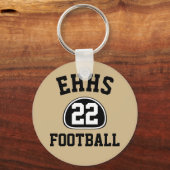 カスタムプライドチーム名と番号/クラス年 キーホルダー (正面)