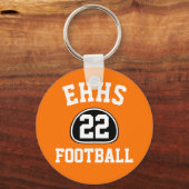 カスタムプライドチーム名と番号/クラス年 キーホルダー (正面)