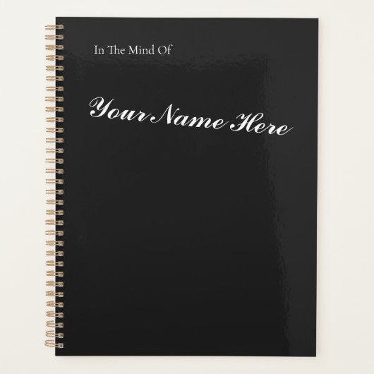 カスタムプランナー(ノートブック) プランナー手帳 (正面)