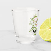 カスタムプリパーソナライズされたントクリスマスショットグラス ショットグラス (左)