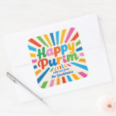 カスタムプリムギフトラベル スクエアシール (封筒)