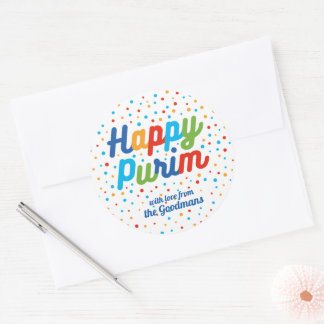 カスタムプリムギフトラベル ラウンドシール