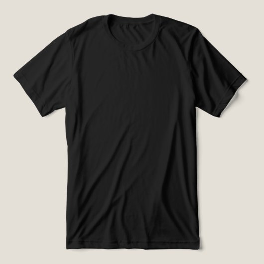 カスタムプリントに最適なブラックの無地Tシャツ トライブレンドTシャツ (デザイン正面)
