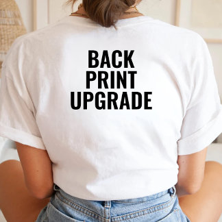 カスタムプリントのバックアップグレードパーソナライズされた文字 トライブレンドTシャツ
