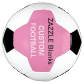 カスタムプリントフットボ空白のールテンプレートベビーピンク サッカーボール (回転)