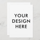 カスタムプリント5時間365日の招待 招待状 (正面/裏面)