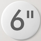 カスタムプリント6インチ巨大丸ボタン空白のテンプレート 缶バッジ (正面)