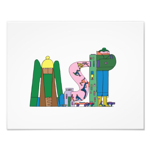 カスタムプリント |ミネアポリス(MSP) フォトプリント            (正面)