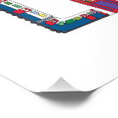 カスタムプリント |ロンドン、GB (LHR) フォトプリント            (角)