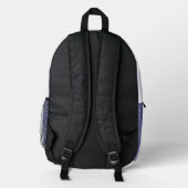 ・カスタムプリントBackpack | グラフィックパーソナライズされた規則 プリントバックパック (裏面)