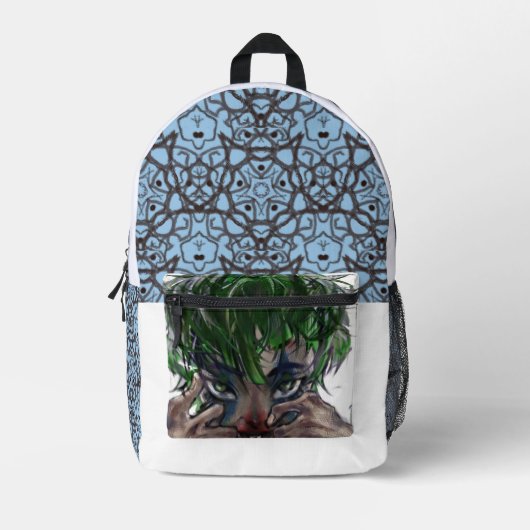 ・カスタムプリントBackpack | グラフィックパーソナライズされた規則 プリントバックパック (正面)