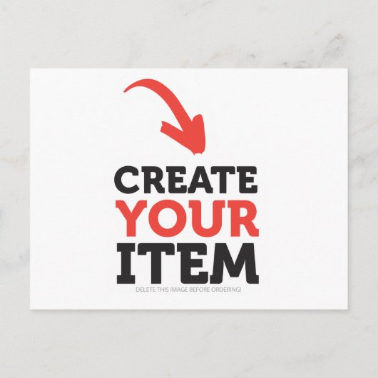 カスタムプリントDIYメダル金ゴールド#1ロゴ編集の追加 案内ポストカード (裏面)