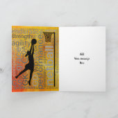 カスタムプレイヤーテーマ すばらしい ネットボール カード (内部)