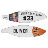 カスタムプレイヤー名と番号チーム名の写真 バスケットボール (パネル)