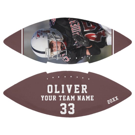 カスタムプレイヤー名番号チームフォト アメリカンフットボール (パネル)