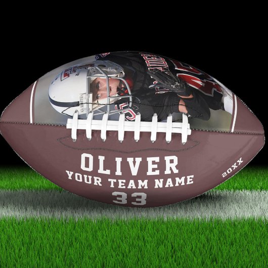 カスタムプレイヤー名番号チームフォト アメリカンフットボール