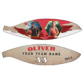 カスタムプレイヤー名番号チーム2の写真 バスケットボール (パネル)