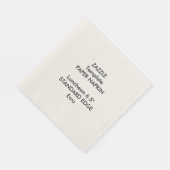 カスタムプレインエッジランチョンペーパーナプキンテンプレート スタンダードランチョンナプキン (角)