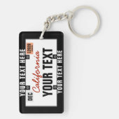 カスタムプレートおもしろい キーホルダー (裏面)
