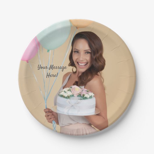 カスタムプレート ペーパープレート (正面)