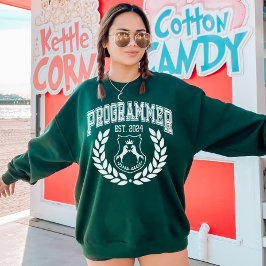 カスタムプログラマー卒業2024大学 スウェットシャツ