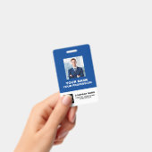 カスタムプロフェッショナルの社員写真事務所IDカード  バッジ (手持ち)