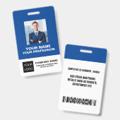 カスタムプロフェッショナルの社員写真事務所IDカード  バッジ (正面＆裏面)