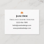 カスタムプロフェッショナルまたは個人カー連絡ド コーリングカード (正面)