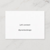 カスタムプロフェッショナルまたは個人カー連絡ド コーリングカード (裏面)